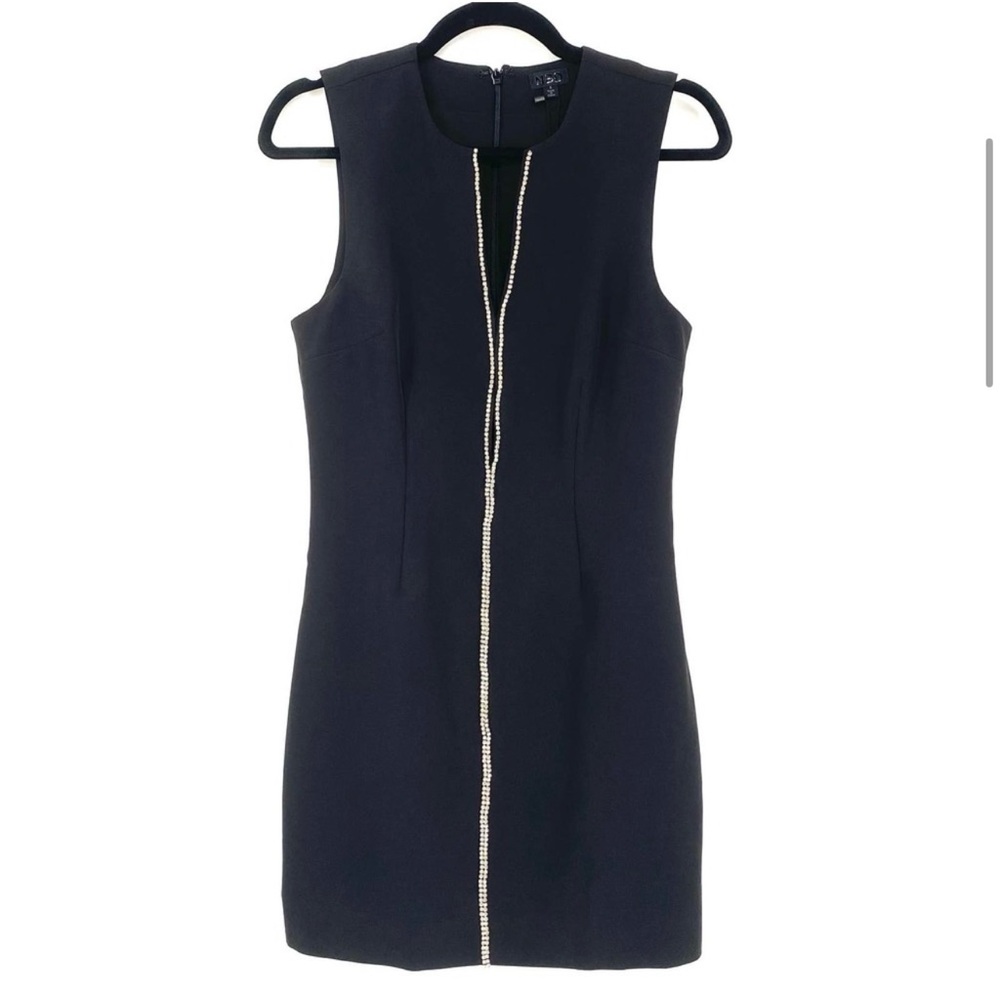NBD Phineas Rhinestone Mini Dress Black - Picture 2 of 13